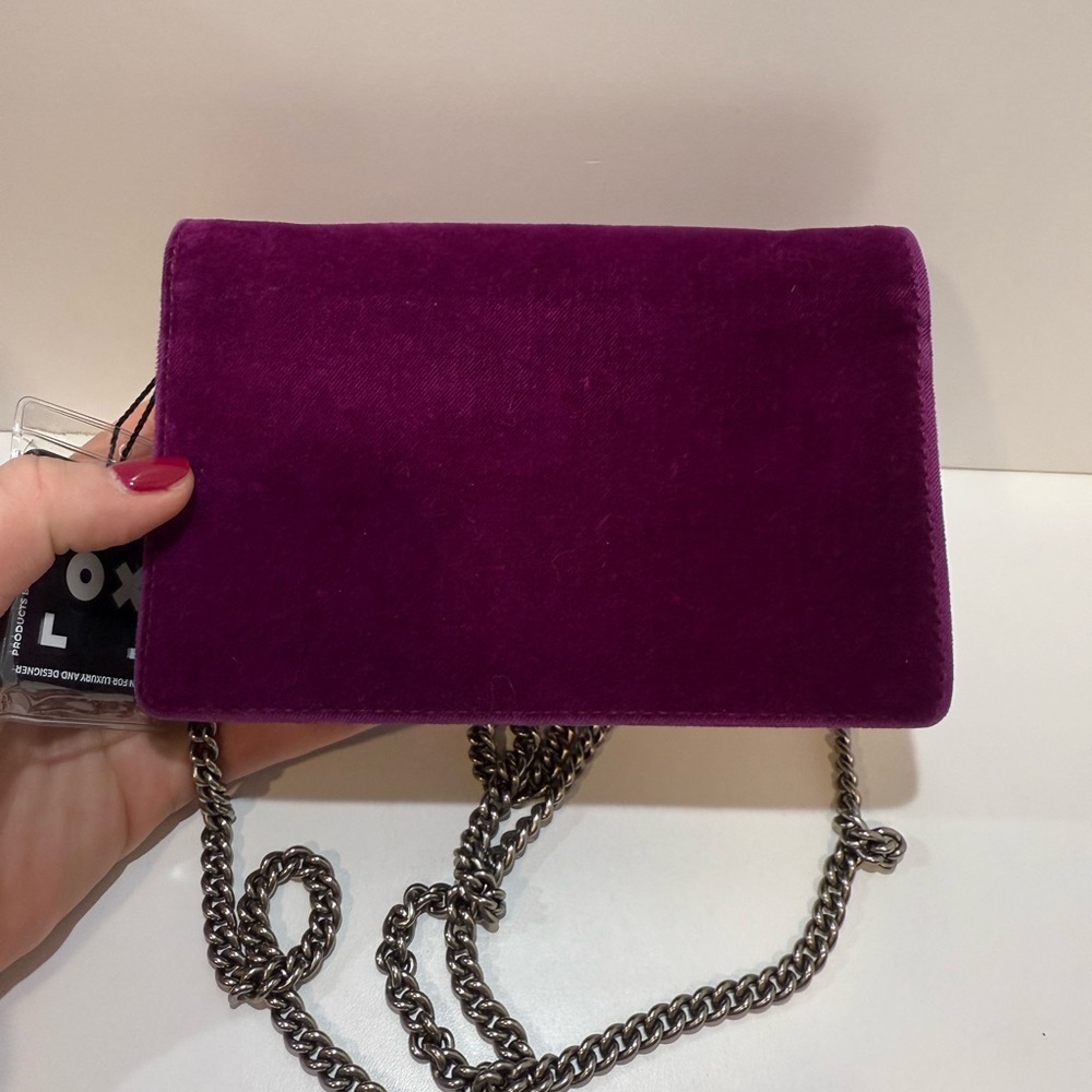 Gucci Dionysus Super Mini Purple Velvet Bag - Picture 12 of 13